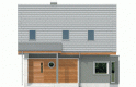 Projekt domu jednorodzinnego Kim (wersja A) - elewacja 1