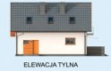 Projekt domu z poddaszem KATANIA 2 - elewacja 3