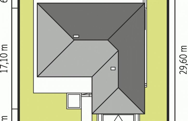 Projekt domu dwurodzinnego Dominik II G2 (wersja B) - Usytuowanie