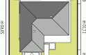 Projekt domu dwurodzinnego Dominik II G2 (wersja B) - usytuowanie - wersja lustrzana
