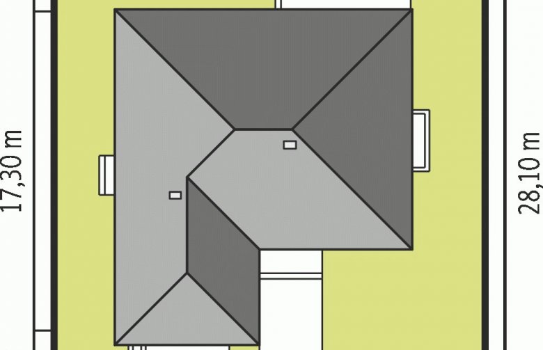 Projekt domu jednorodzinnego Eris G2 (wersja C) MULTI-COMFORT - Usytuowanie