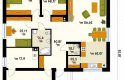Projekt domu jednorodzinnego Kiwi 4 - 