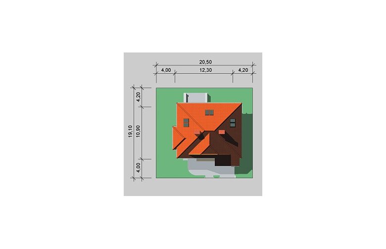 Projekt domu wielorodzinnego LK&416 - Usytuowanie