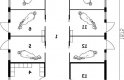 Projekt budynku gospodarczego S19 Stajnia dla koni - 8 boksów - przyziemie