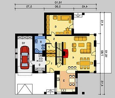 PARTER LK&519 - wersja lustrzana