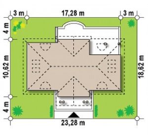 Usytuowanie budynku Z20