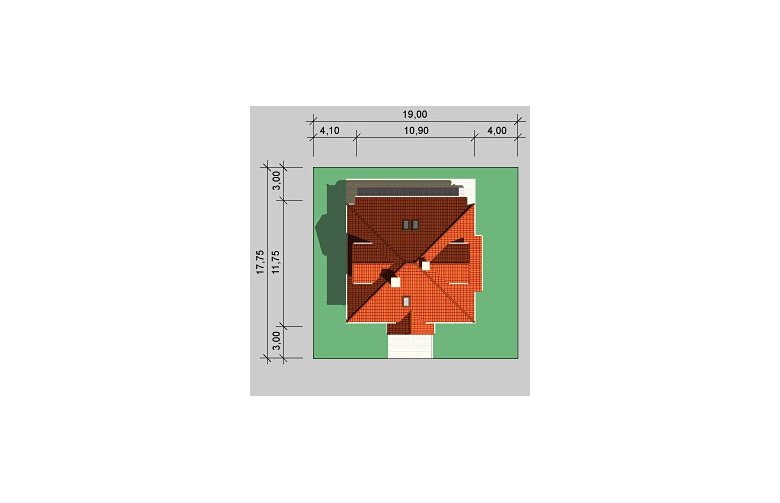 Projekt domu jednorodzinnego LK&576 - Usytuowanie