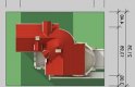 Projekt domu jednorodzinnego LK&578 - usytuowanie - wersja lustrzana