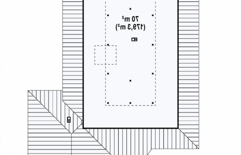 Projekt domu dwurodzinnego Z82 - 