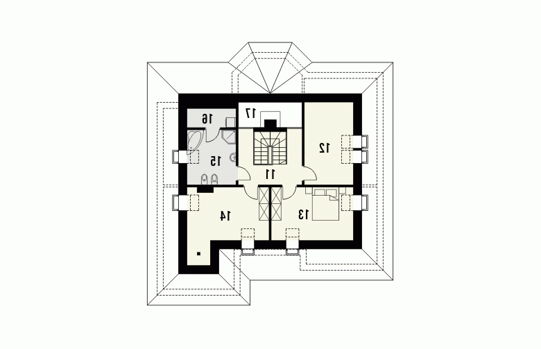 Projekt domu jednorodzinnego MALIBU - 