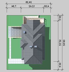 Usytuowanie budynku LK&620 w wersji lustrzanej