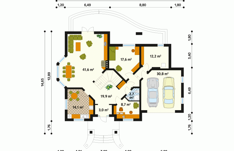 Projekt domu wielorodzinnego Gejzer - 