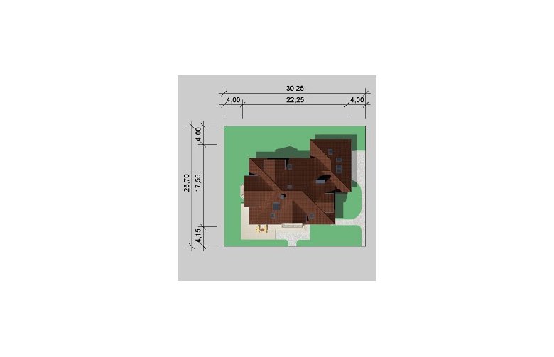 Projekt domu jednorodzinnego LK&686 - Usytuowanie