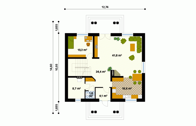 Projekt domu wielorodzinnego Orkan - 