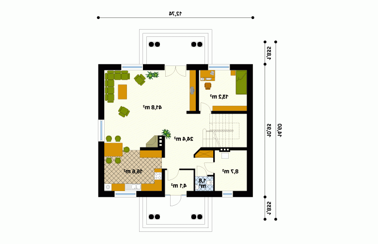 Projekt domu wielorodzinnego Orkan - 