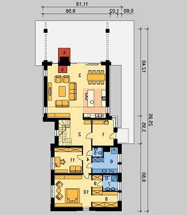 PARTER LK&739 - wersja lustrzana