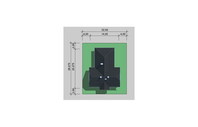 Projekt domu wielorodzinnego LK&781 - Usytuowanie