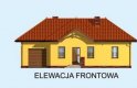 Projekt domu parterowego TOLEDO - elewacja 1