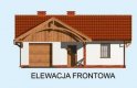 Projekt domu parterowego LUANDA - elewacja 1