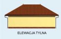 Projekt garażu G165 - elewacja 3