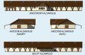 Projekt budynku gospodarczego S24 Stajnia dla koni - 20 boksów - elewacja 1