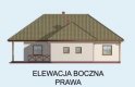 Projekt domu z poddaszem SANTA FE - elewacja 4