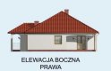 Projekt domu parterowego ALABAMA - elewacja 4