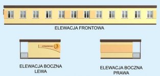 Elewacja projektu BSC4 budynek socjalny - 1