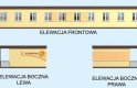 Projekt domu wielorodzinnego BSC4 budynek socjalny - elewacja 1