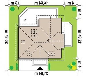 Usytuowanie budynku Z275 w wersji lustrzanej