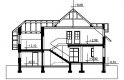 Projekt domu wielorodzinnego Szymon-2 - przekrój 1