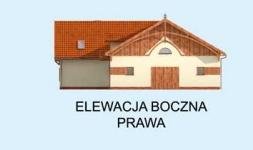 Elewacja projektu S40 Stajnia dla koni - 26 boksów - 3