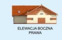 Projekt budynku gospodarczego S40 Stajnia dla koni - 26 boksów - elewacja 3