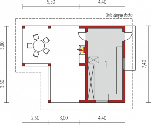 PARTER Budynek gospodarczy G25