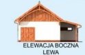 Projekt budynku gospodarczego S43 Stajnia dla koni - 6 boksów - elewacja 2