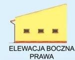 Elewacja projektu G271 garaż sześciostanowiskowy z pomieszczeniami gospodarczymi - 3