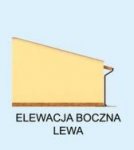 Elewacja projektu G268 garaż czterostanowiskowy z pomieszczeniem gospodarczym - 2