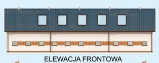 Elewacja projektu S45 Ujeżdżalnia - 1