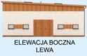 Projekt budynku gospodarczego S46 Ujeżdżalnia - elewacja 3