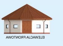 Elewacja projektu S47 Lonżownia - 1 - wersja lustrzana