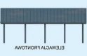 Projekt garażu G304 wiata garażowa - elewacja 1