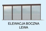 Elewacja projektu GB27 projekt garażu blaszanego trzystanowiskowego - 3