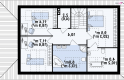 Projekt domu z poddaszem Z85 C - rzut poddasza