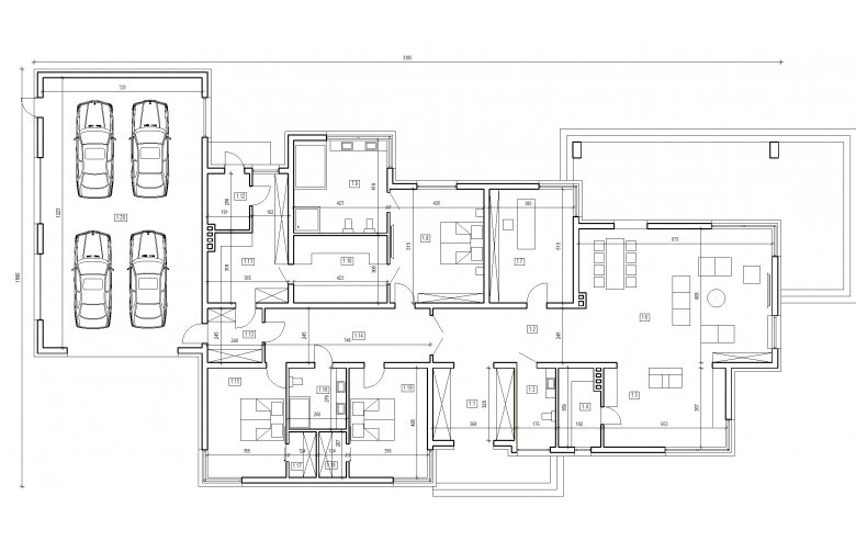 Projekt domu dwurodzinnego DJ 034 - 