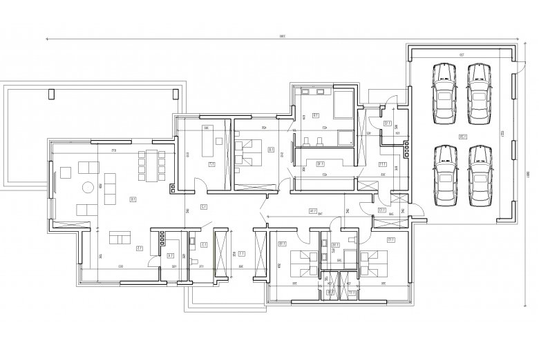 Projekt domu dwurodzinnego DJ 034 - 