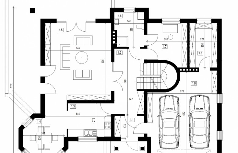 Projekt domu wielorodzinnego DJ 059 - 