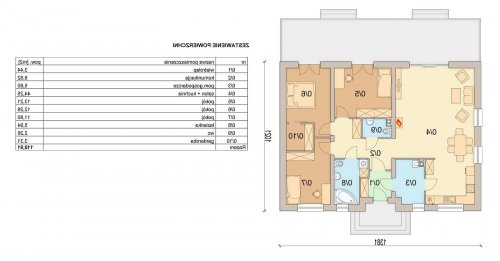 PARTER Daktyl 2 modern - wersja lustrzana