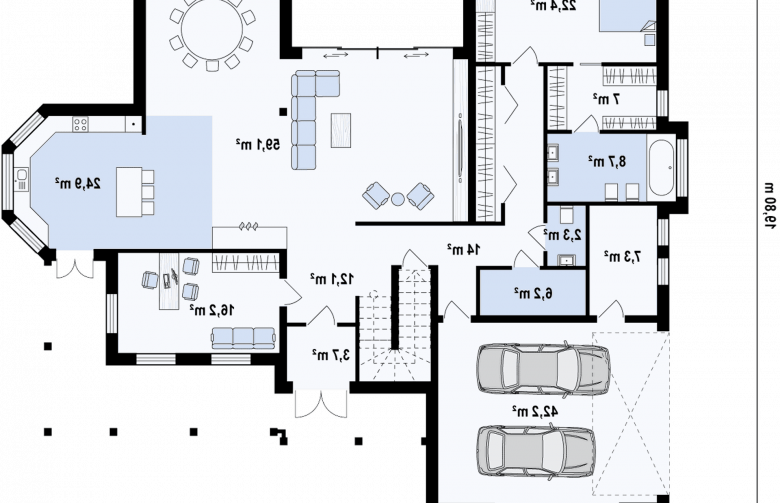 Projekt domu nowoczesnego Zr12 - 