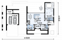 Projekt domu nowoczesnego Zr16 - 