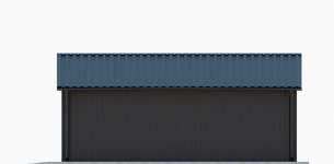 Elewacja projektu G295 - Budynek garażowy - 4 - wersja lustrzana